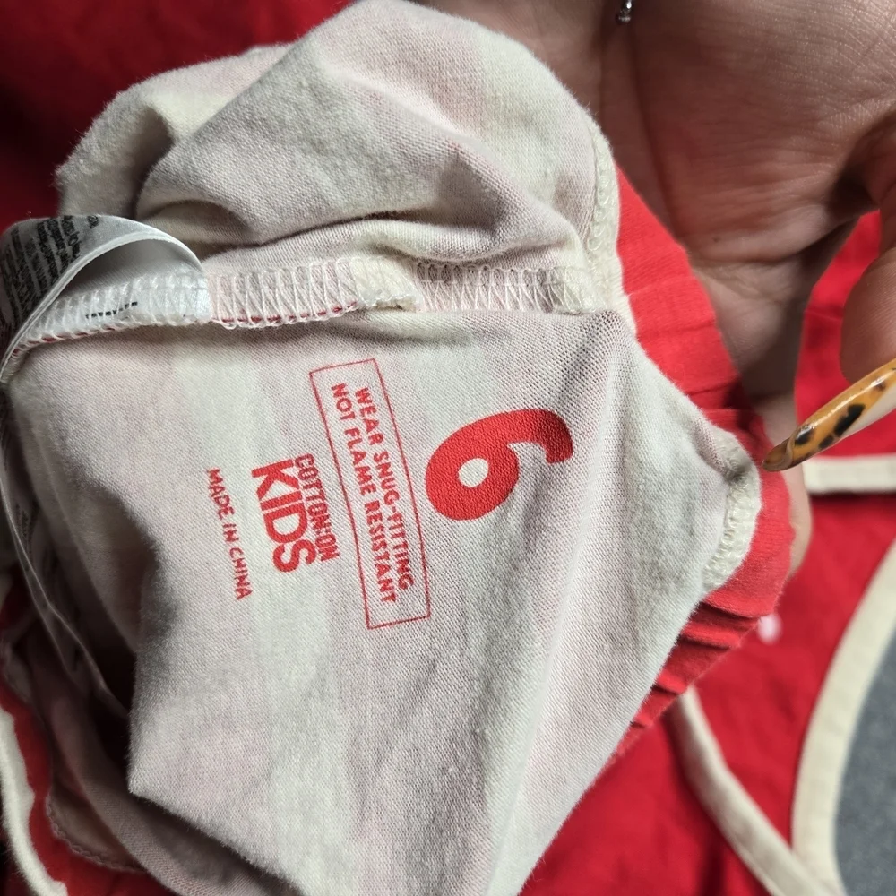 Cotton On red pajama